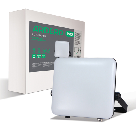 Світлодіодний прожектор Ardero LL-4100ARD PRO 100Вт 6500K чорний