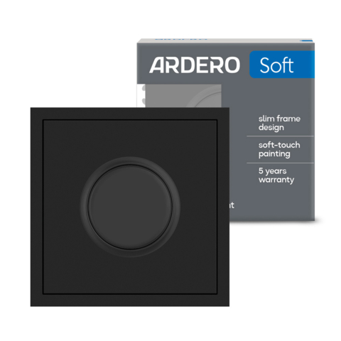 Світлорегулятор поворотний Ardero EV111D-B Soft 5-100W чорний