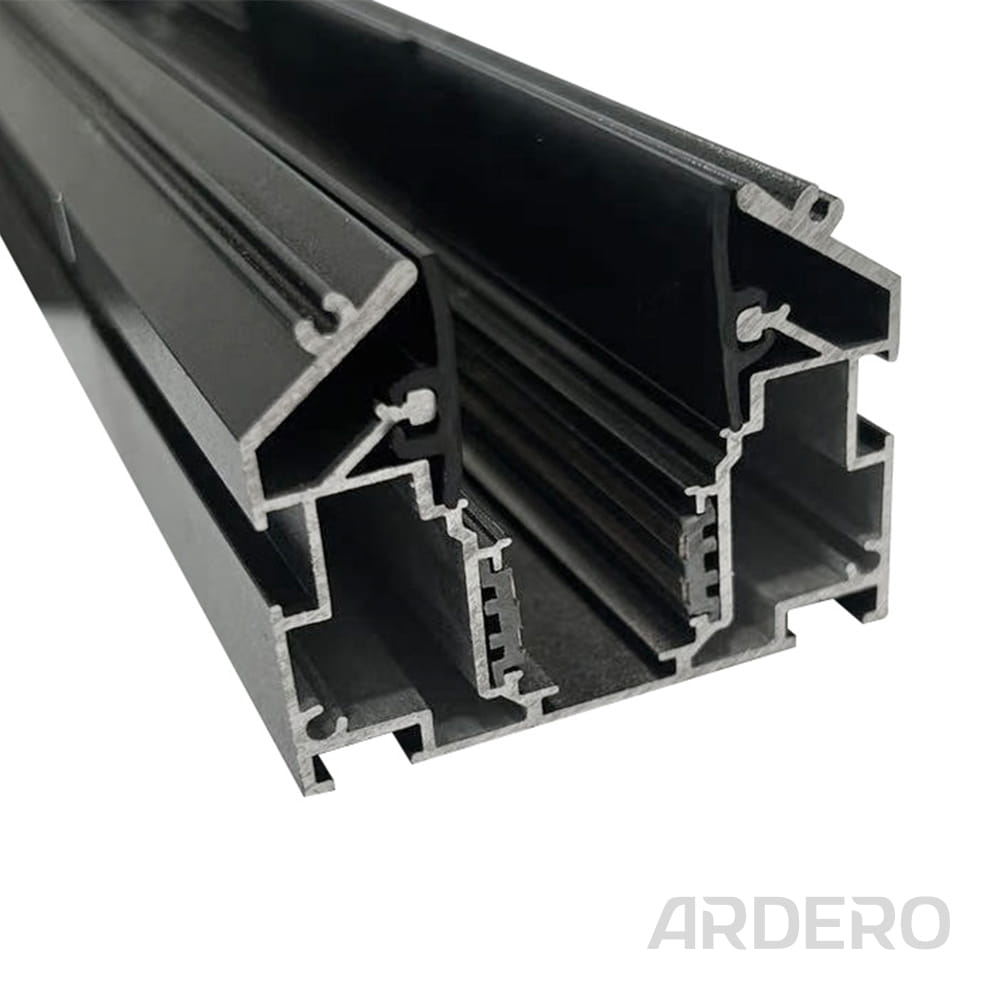 Шинопровід Ardero CABM1005 для натяжних стель вбудований 3м чорний