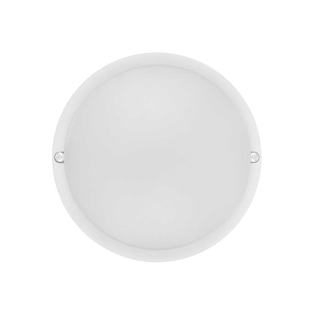Cвітильник cвітлодіодний VIOLUX НББ ATOM UA круг білий 12W 5000K 1200LM IP54 (1/12) ПЛІВКА (243351)