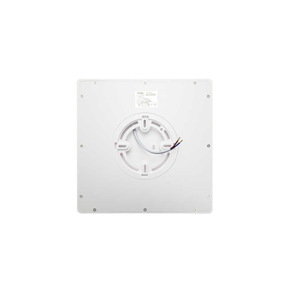 Cвітильник cвітлодіодний VIOLUX стельовий MILLENNIUM квадрат білий 20W 5000K 1800LM IP20 (1/40) (352120)