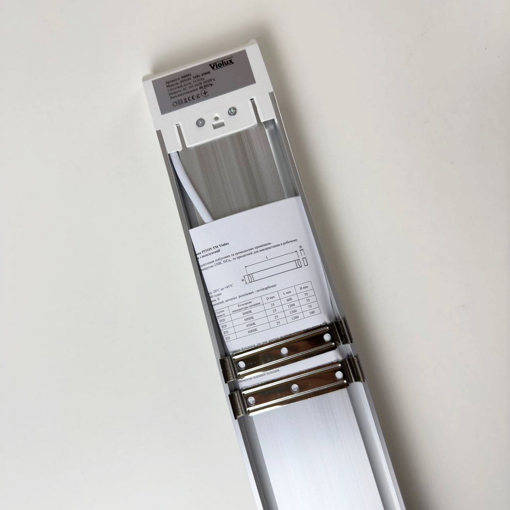 Cвітильник cвітлодіодний VIOLUX PITON 54W 4500K 5130Lm 1200mm IP20 (20) (300092)