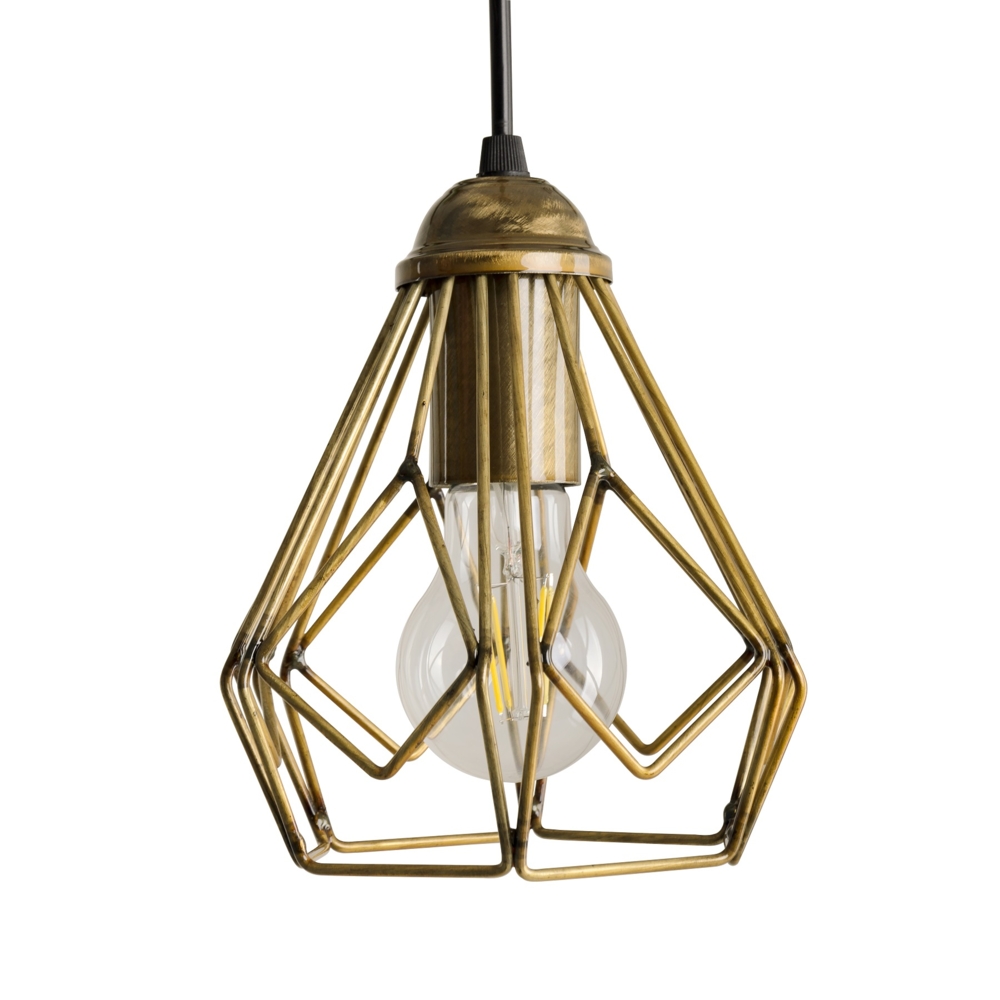 Світильник підвісний (люстра) Bevel P165 AnticGoldL