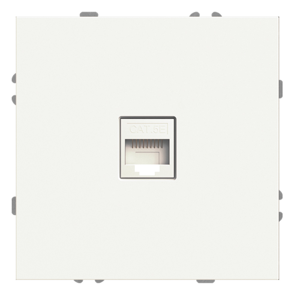 Розетка комп'ютерна Ardero ER151PC-W Soft біла