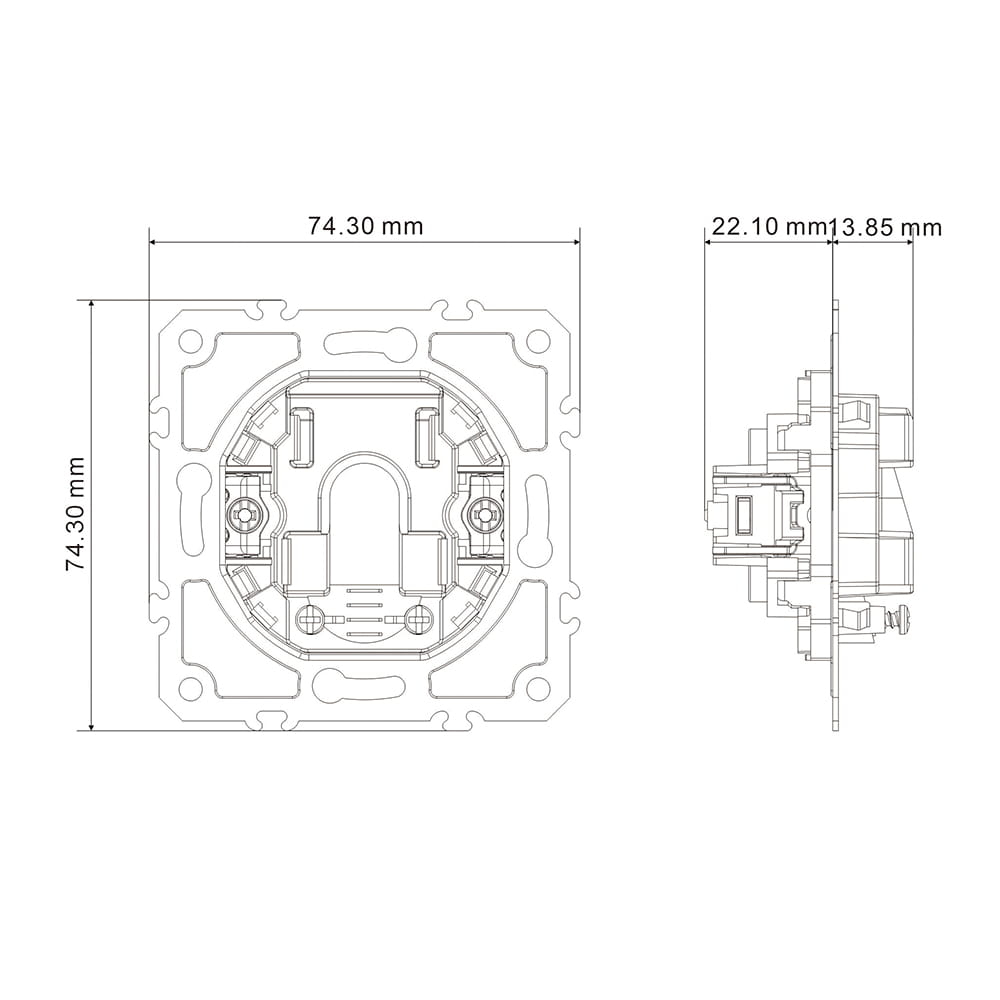 Вивід кабелю Ardero ER161C-W Soft білий