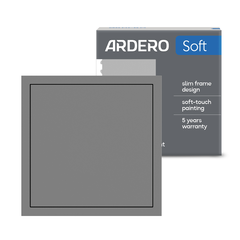 Заглушка Ardero EV111B-G Soft сіра
