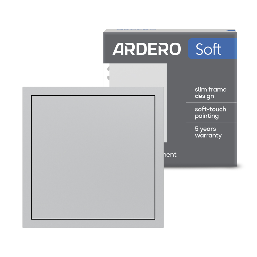 Заглушка Ardero EV111B-S Soft срібна