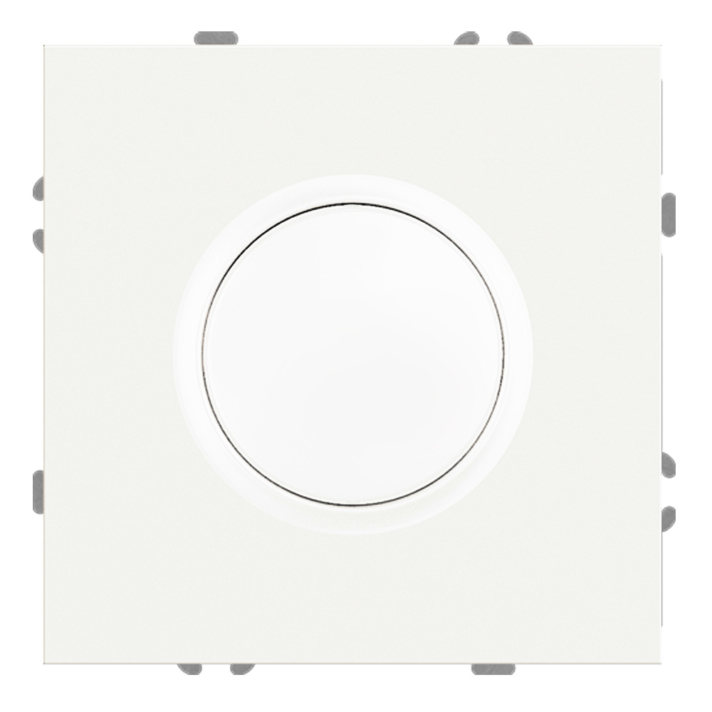 Світлорегулятор поворотний Ardero EV111D-W Soft 5-100W білий