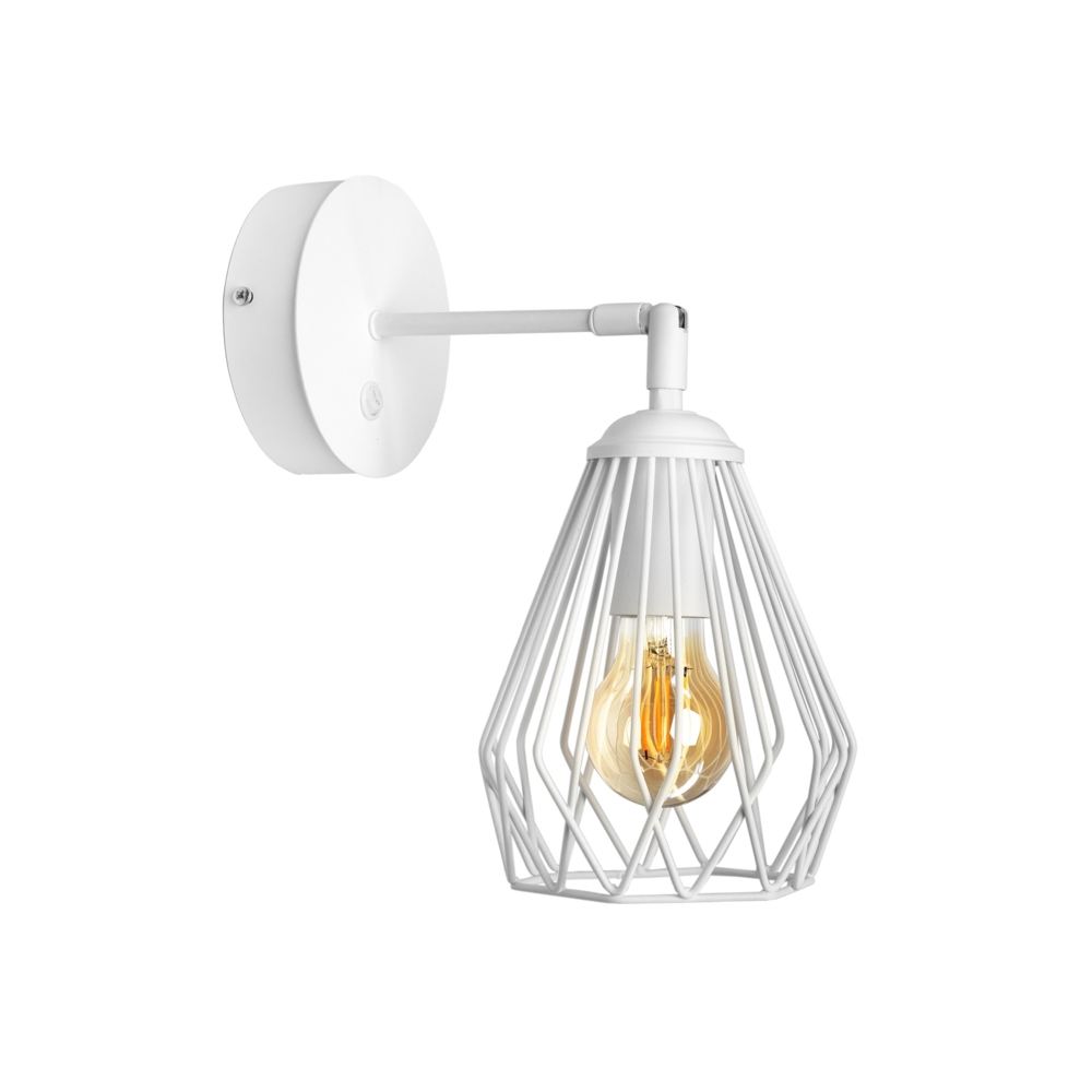 Бра з вимикачем Dribble W160-BT White