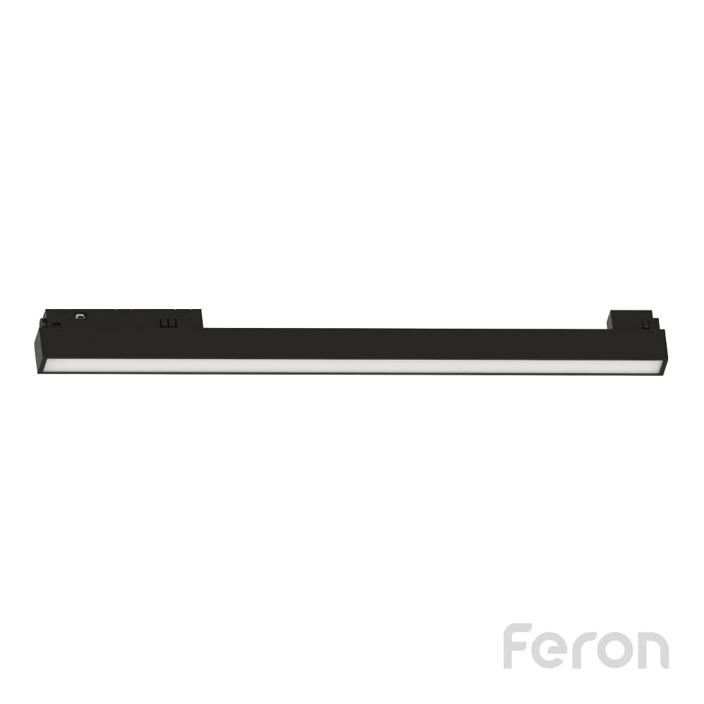 Світлодіодний магнітний трековий світильник Feron MGN302 18Вт 4000K чорний