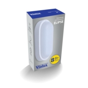 Cвітильник cвітлодіодний VIOLUX НББ ELIPSE овал 8W 5000K 600LM IP54 (1/32) КАРТОН (240051)