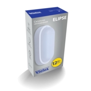 Cвітильник cвітлодіодний VIOLUX НББ ELIPSE овал 12W 5000K 900LM IP54 (1/32) КАРТОН (240061)