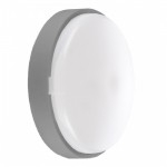 Cвітильник cвітлодіодний VIOLUX НББ ATOM UA MW sensor круг сірий 22W 5000K 2200LM IP44 (1/6) ПЛІВКА (243382)