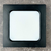 Cвітильник cвітлодіодний VIOLUX даунлайт FRAME квадрат чорний 6W 4200K 510Lm IP20 (1/90) (121172)