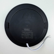 Cвітильник cвітлодіодний VIOLUX даунлайт FRAME круг чорний 12W 4200K 1020Lm IP20 (1/60) (120092)
