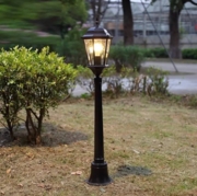 Ніжка до вуличного ліхтаря чорного кольору 50 см