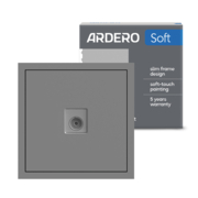 Розетка телевізійна Ardero ER141TV-G Soft сіра