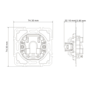 Вивід кабелю Ardero ER161C-S Soft срібний