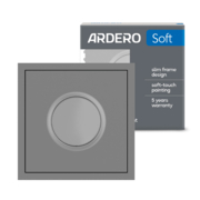Світлорегулятор поворотний Ardero EV111D-G Soft 5-100W сірий